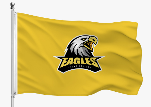 5' x 8' Flag - Double Sided Print (for Flag Pole, Hem w/ Grommet Strip) (at Cost, PPA Pricing)